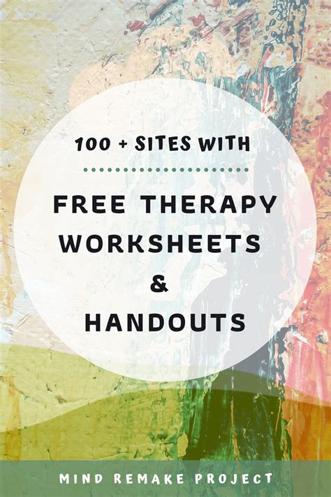 200+ Sites with Free Therapy Worksheets & Handouts.